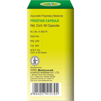 Baidyanath Prostaid Capsule 60 Capsules (Pack of 2)