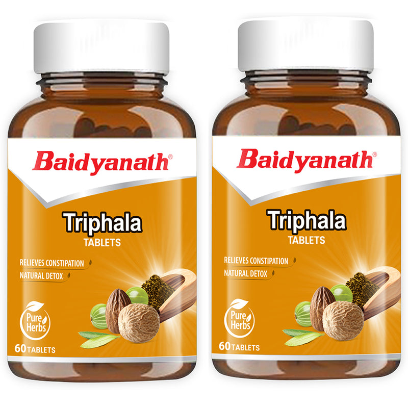 Baidyanath Triphala Tablets 60 Tablets ( Pack of 2)