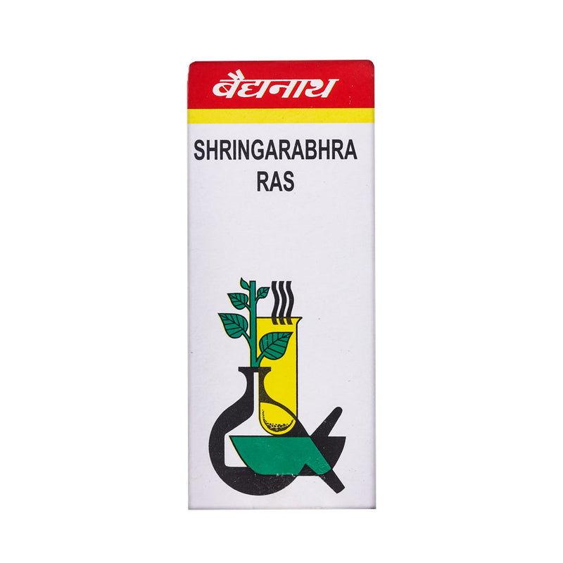 Baidyanath Shringarabhra Ras Helpful in Respiratory and lung infections 40 tablets.